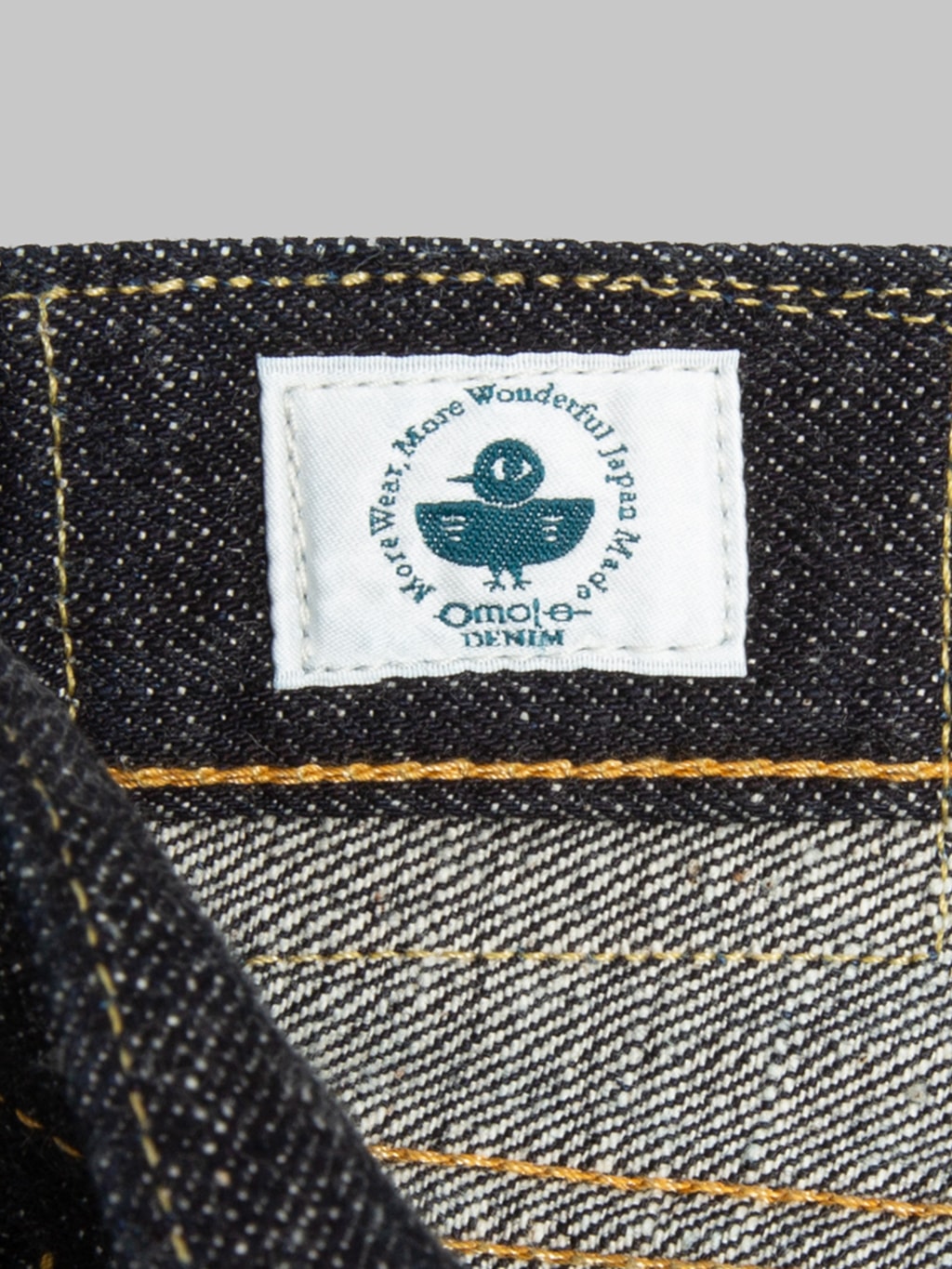 Omoto Denim 0611 Slub Nep Relax Fit Jeans tag