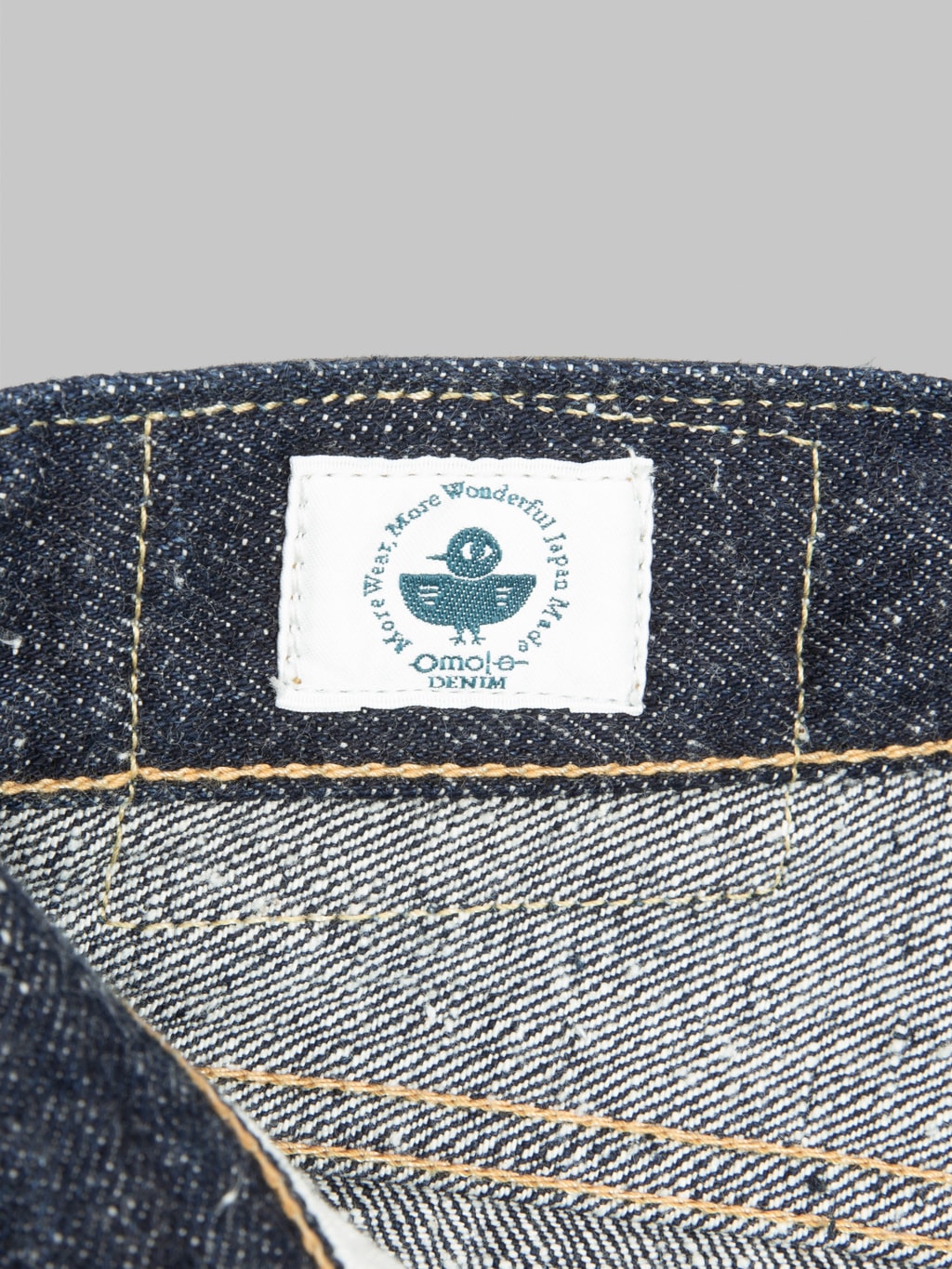 Omoto Denim 0612 16oz Nep Relax Fit Jeans interior tag