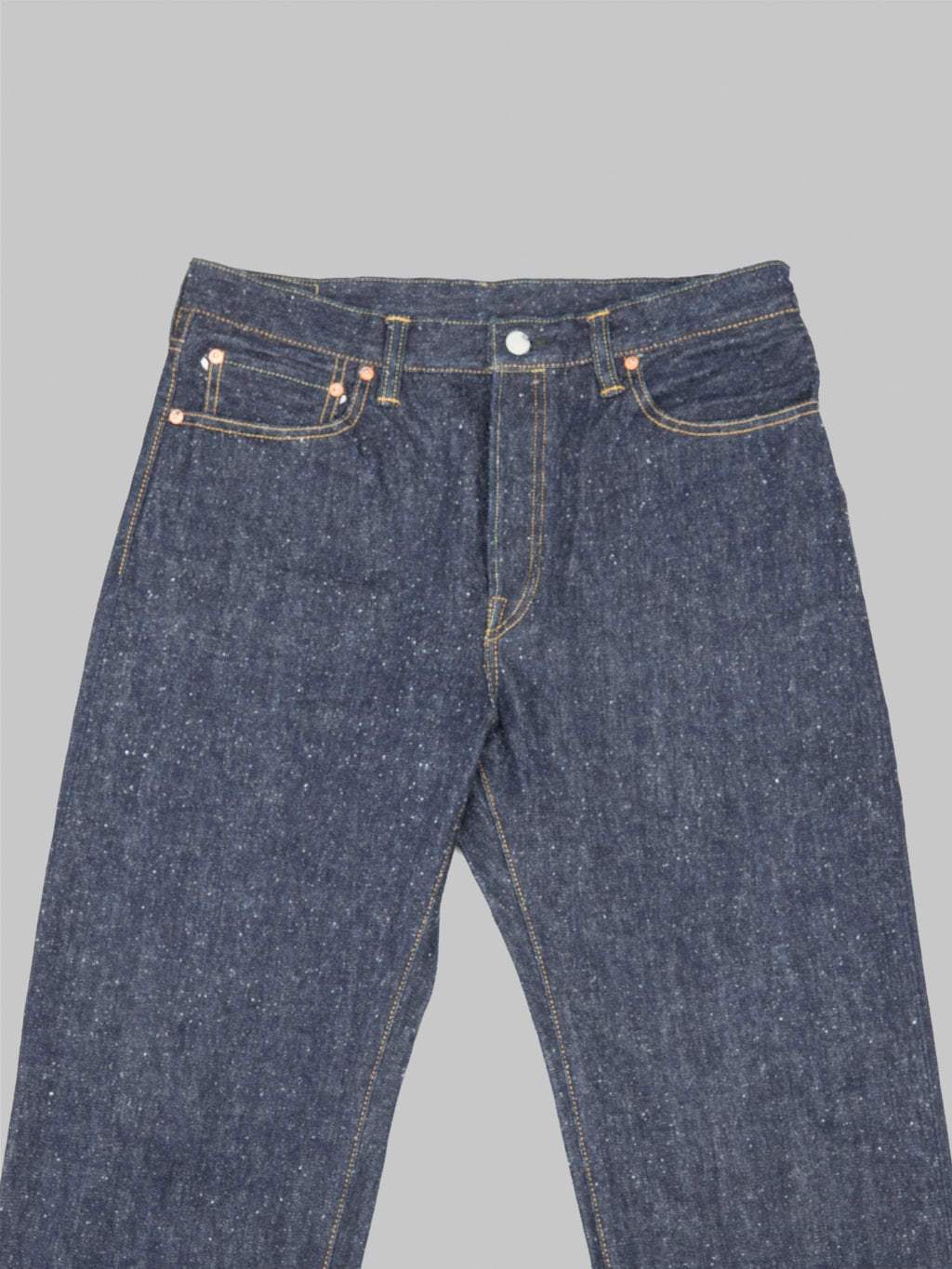 Omoto Denim 0612 16oz Nep Relax Fit Jeans front details