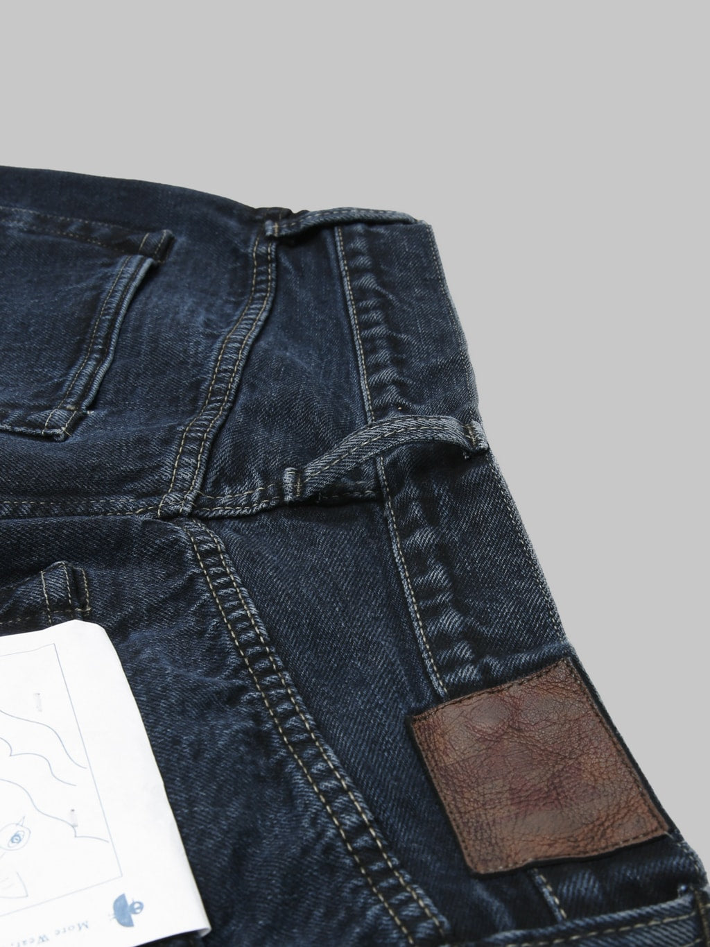 Omoto Denim 0815 13.5oz Loose Fit Jeans Charcoal Dyed