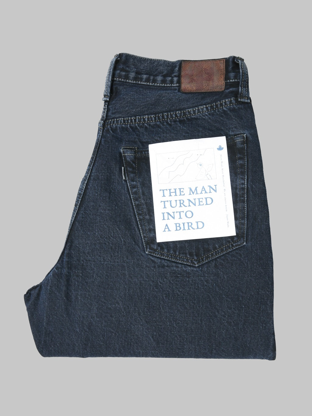 Omoto Denim 0815 13.5oz Loose Fit Jeans Charcoal Dyed