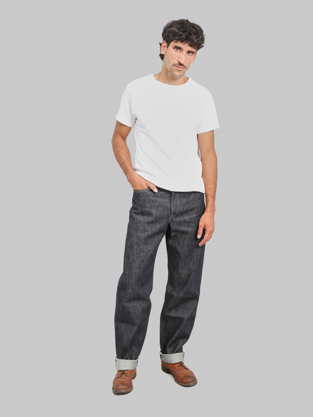 Omoto Denim 0816SZ 15.5oz Raw Denim Loose Fit Jeans