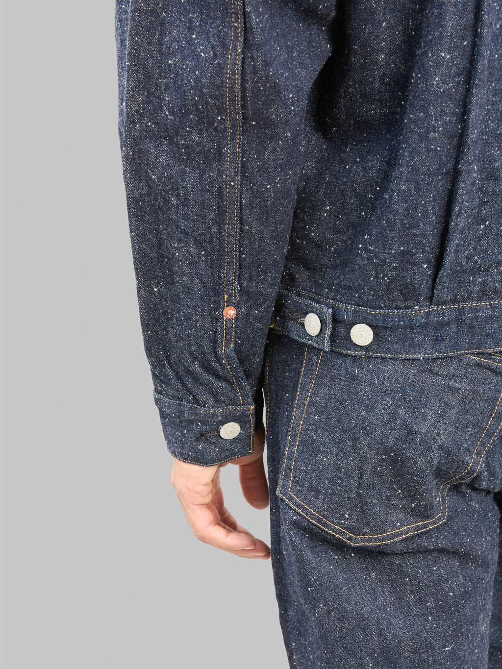 Omoto Denim 3212 16oz Nep Type 2 Jacket cuff