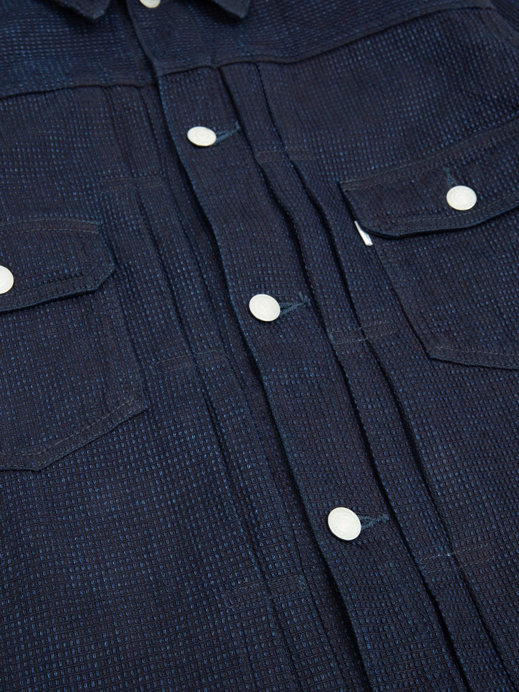 Omoto Denim 3220 12oz Cube Sashiko Denim Type II Jacket
