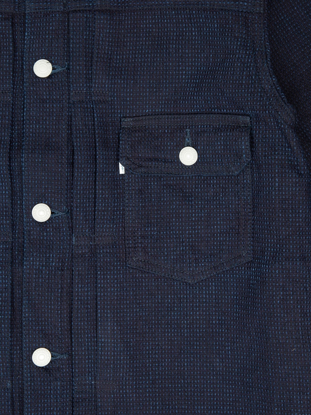 Omoto Denim 3220 12oz Cube Sashiko Denim Type II Jacket
