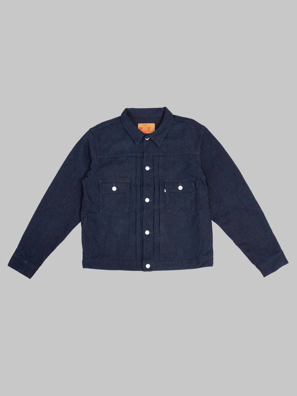 Omoto Denim 3220 12oz Cube Sashiko Denim Type II Jacket