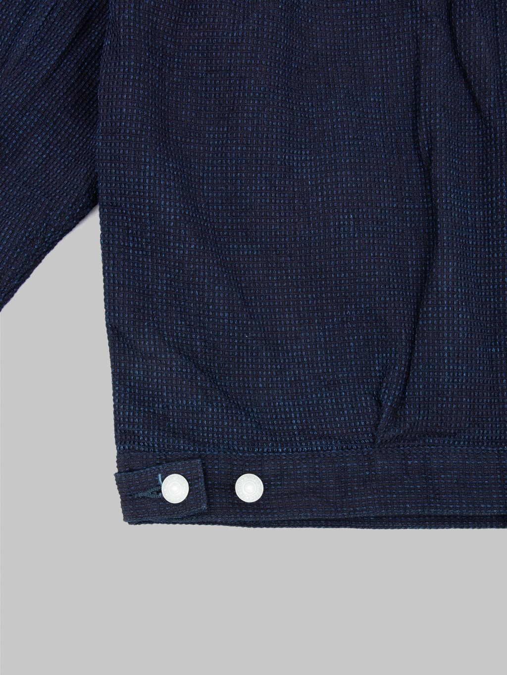 Omoto Denim 3220 12oz Cube Sashiko Denim Type II Jacket
