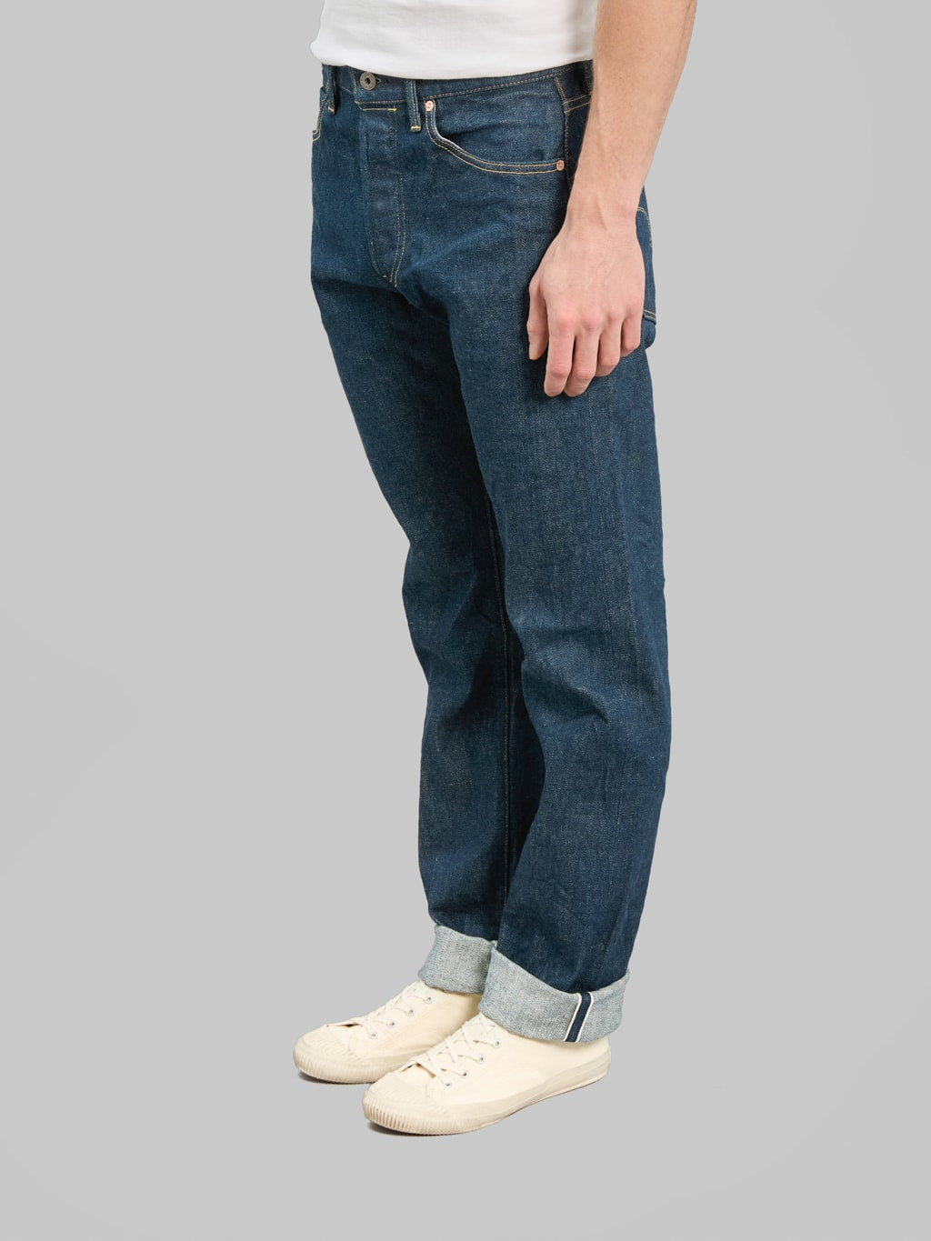 ONI Denim 146S Ishikawadai 15oz Stretch Neat Straight Jeans side