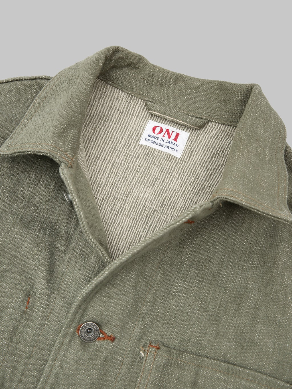 ONI Denim 18oz 03502-OLD18 "Olive Denim" Coverall