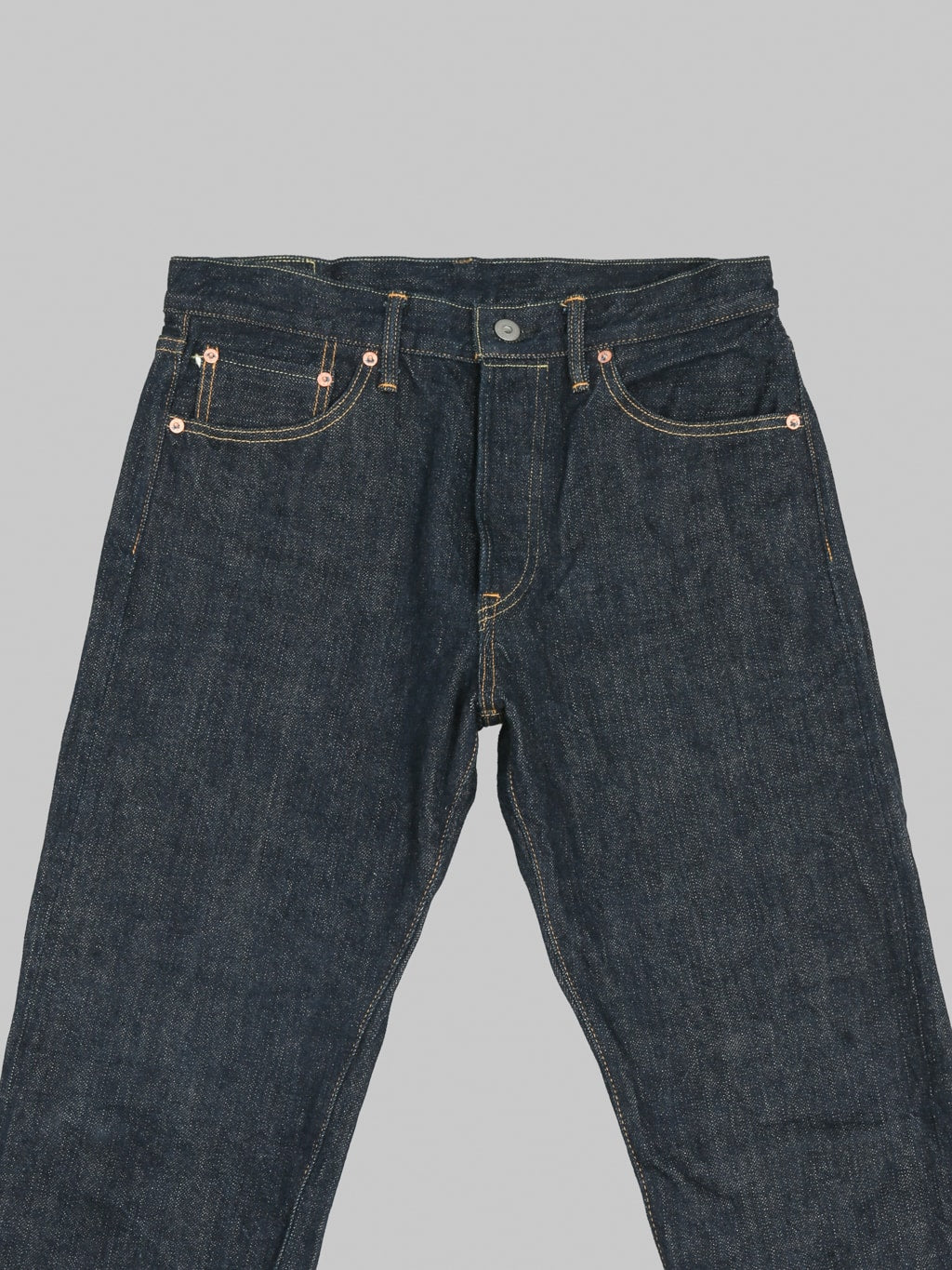 ONI Denim 200-GC15 15oz Greencast Denim Wide Straight Jeans