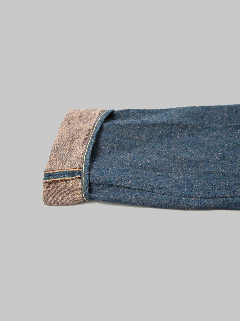 ONI Denim 200CCD-MOCA "Crushed Concrete Denim Moca Weft" 15oz Wide Straight Jeans