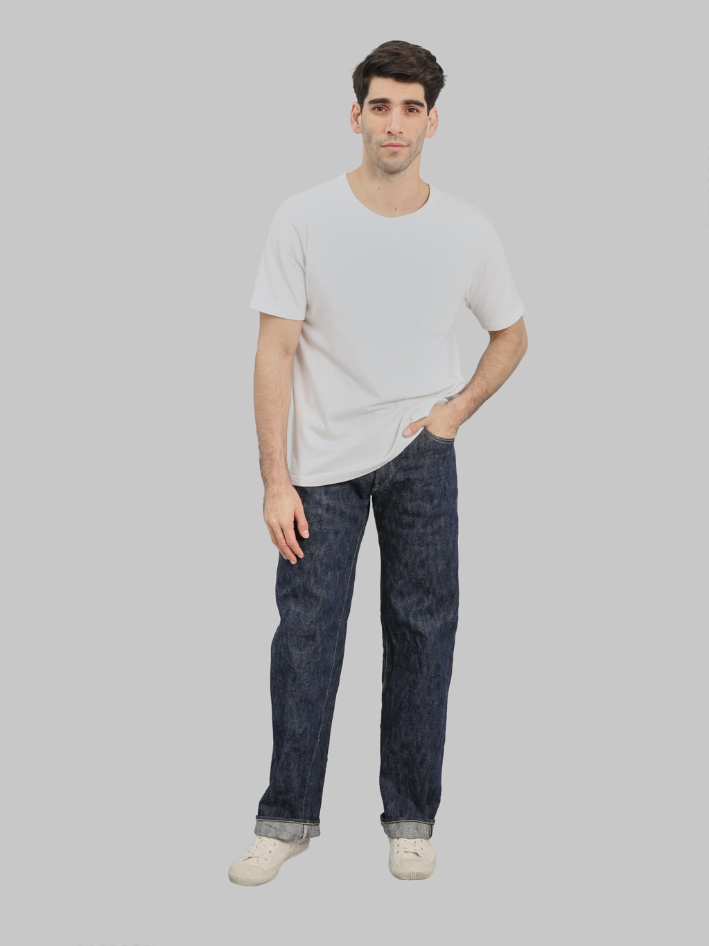 ONI Denim 200 "Kase" 16oz Natural Indigo Wide Straight Jeans