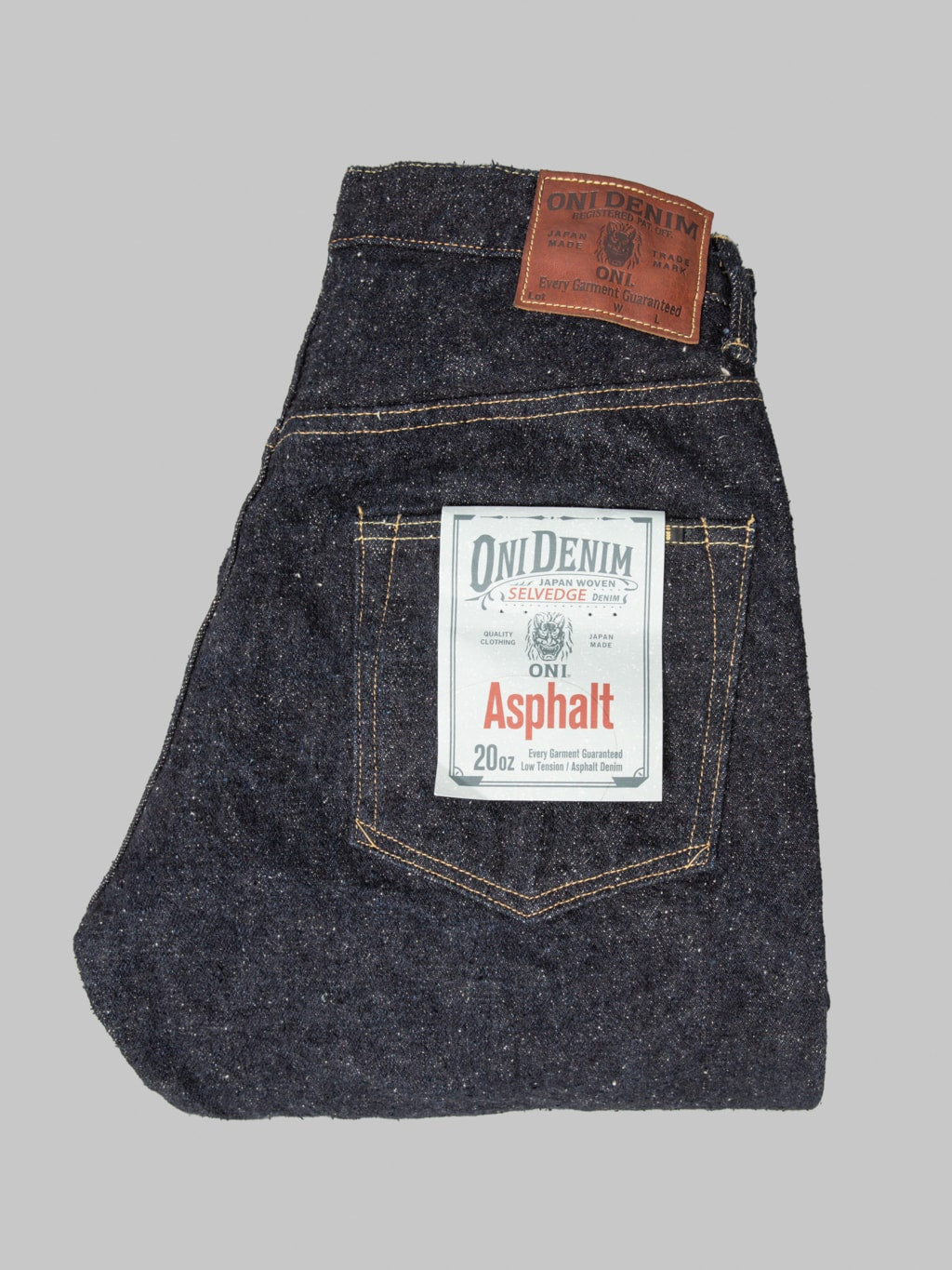 ONI 200 Asphalt 20oz Wide Straight Jeans 100 cotton