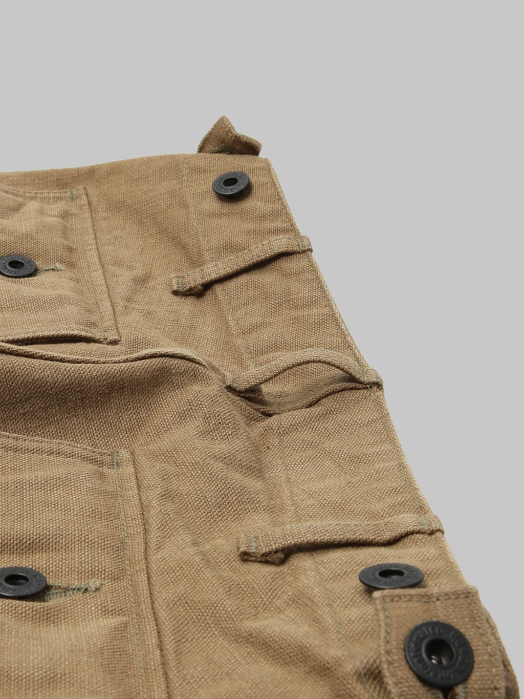 ONI Denim 207 HOXBRK 13oz Baker Pants Brown Khaki belt loop