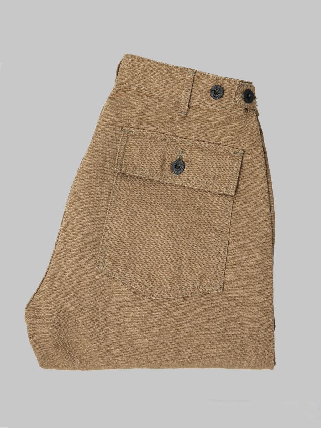 ONI Denim 207 HOXBRK 13oz Baker Pants Brown Khaki