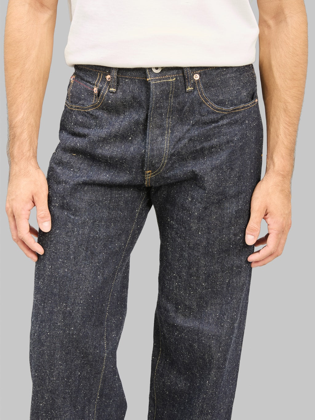 ONI Denim 222 NEP Super Wide Straight Jeans waist