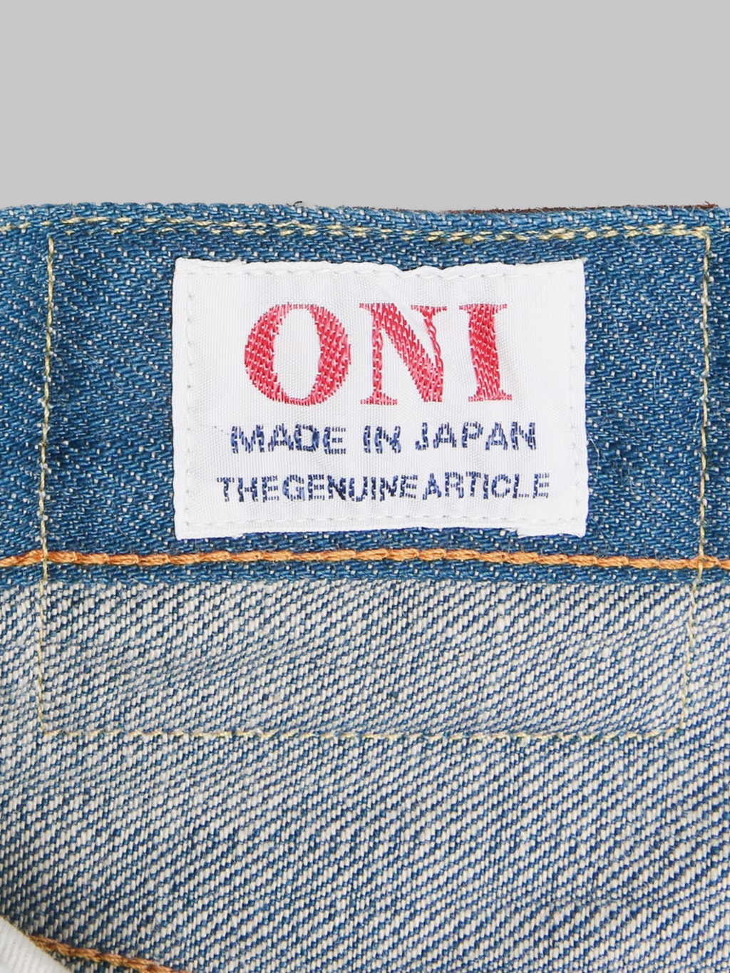 ONI Denim 222-OFBD 13.7oz Old Faded Blue Denim Super Wide Straight Jeans
