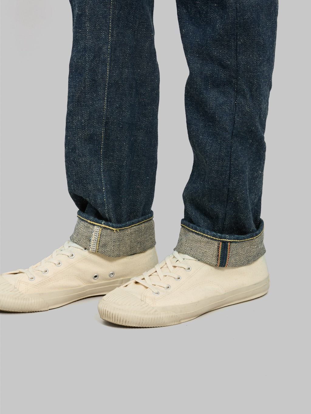 oni 246 secret denim ecru weft 20oz neat straight jeans selvedge