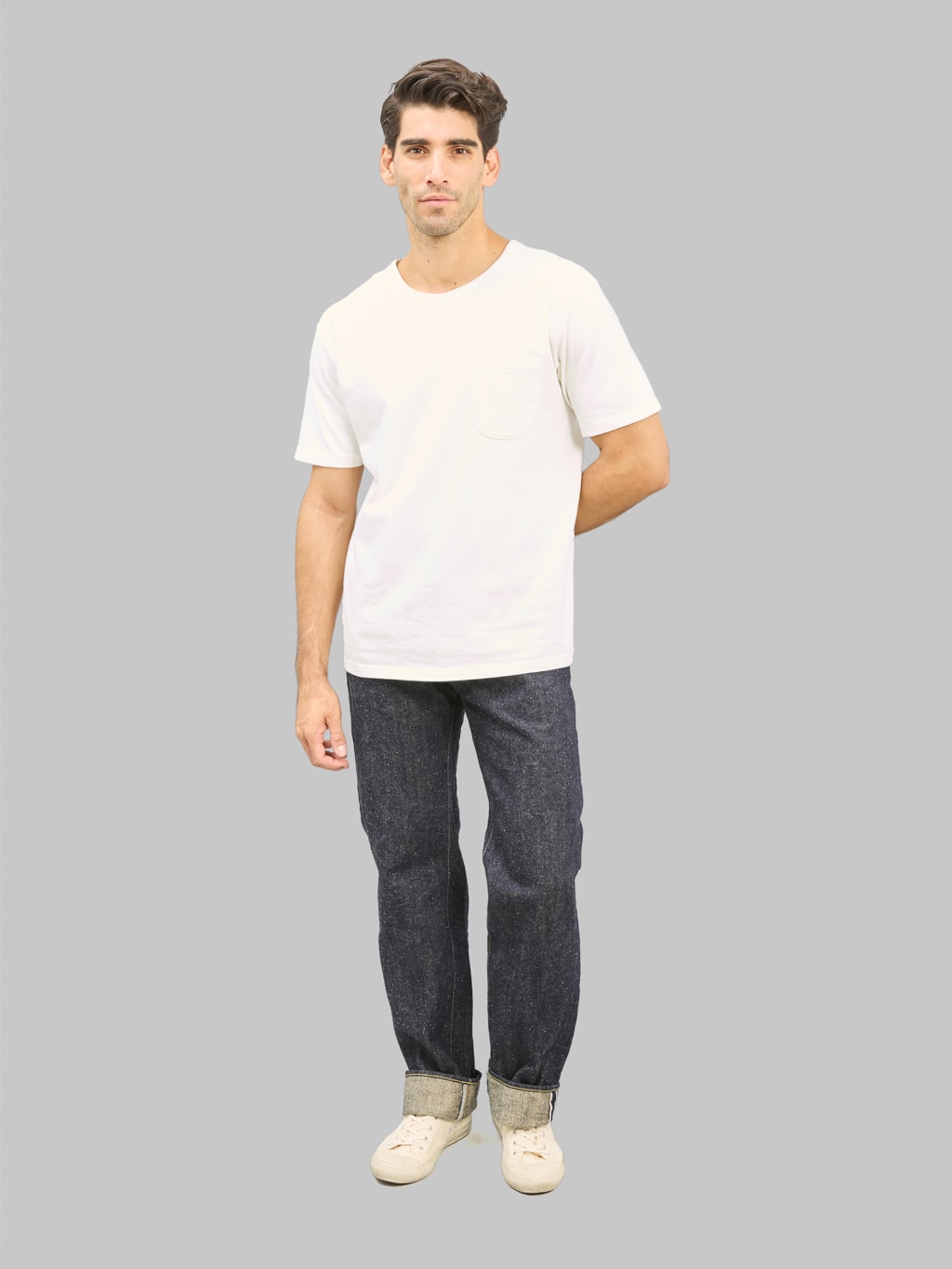 ONI Denim 266 NEP Relax Straight Jeans styled