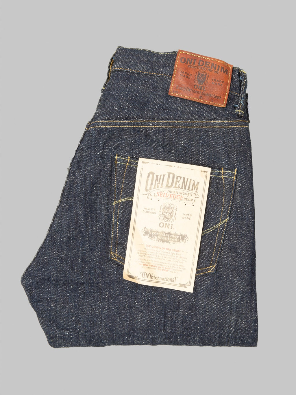 ONI Denim 266 NEP Relax Straight Jeans made in japan