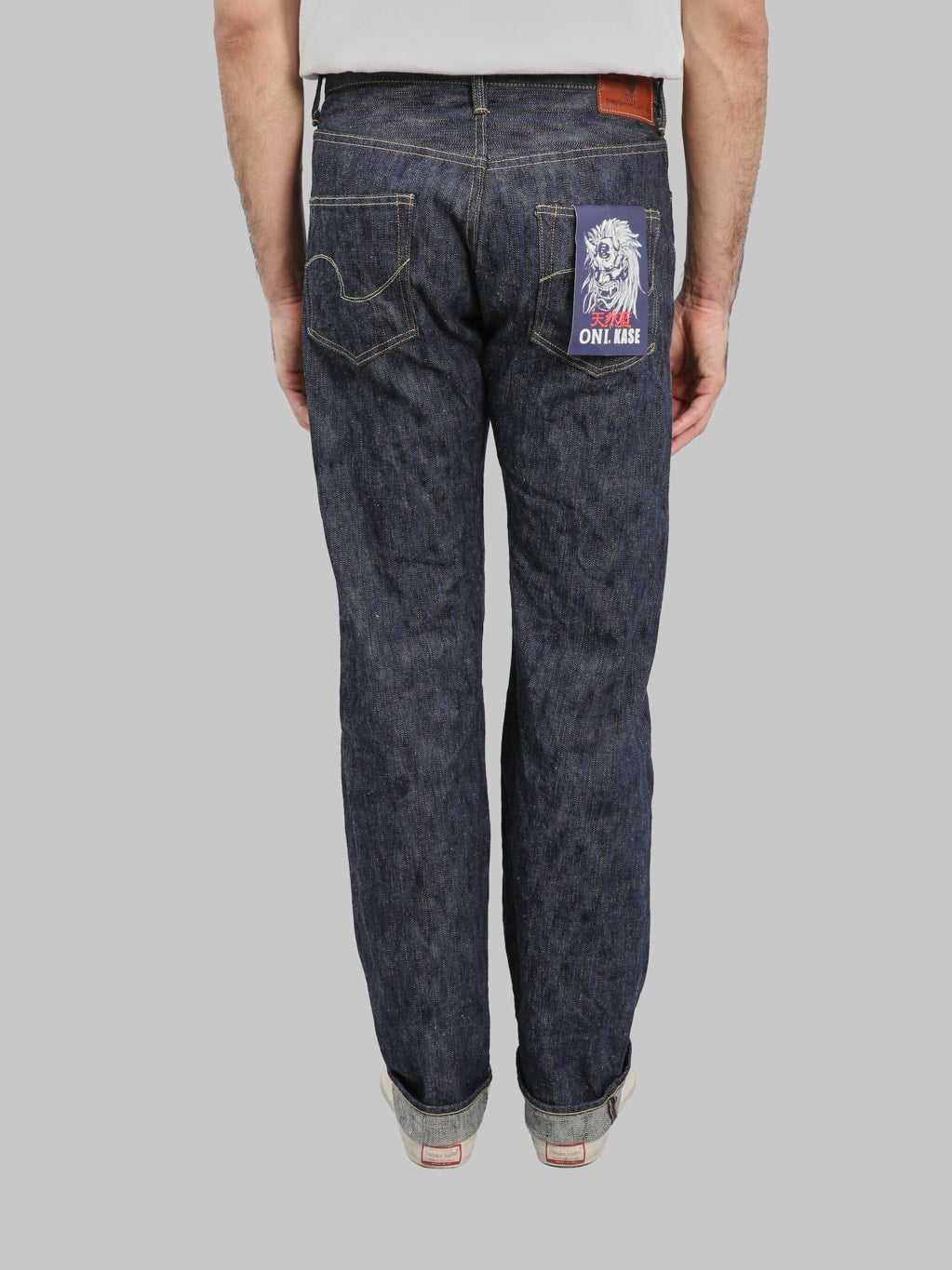 ONI Denim 270 Kase 16oz Natural Indigo Regular Straight Jeans back rise