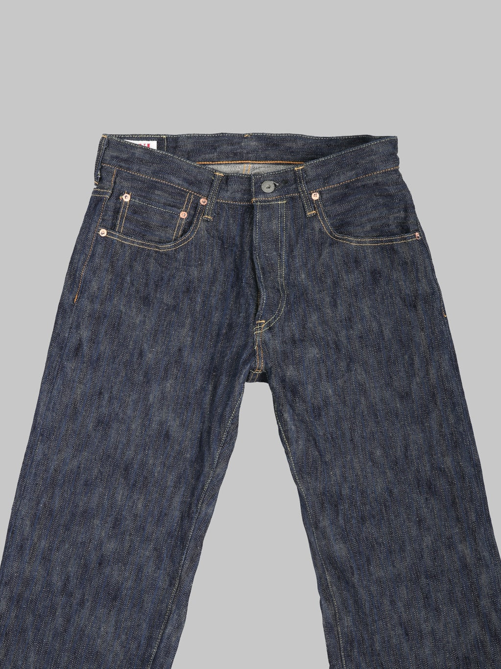 ONI Denim 270 Kase 16oz Natural Indigo Regular Straight Jeans waist rain