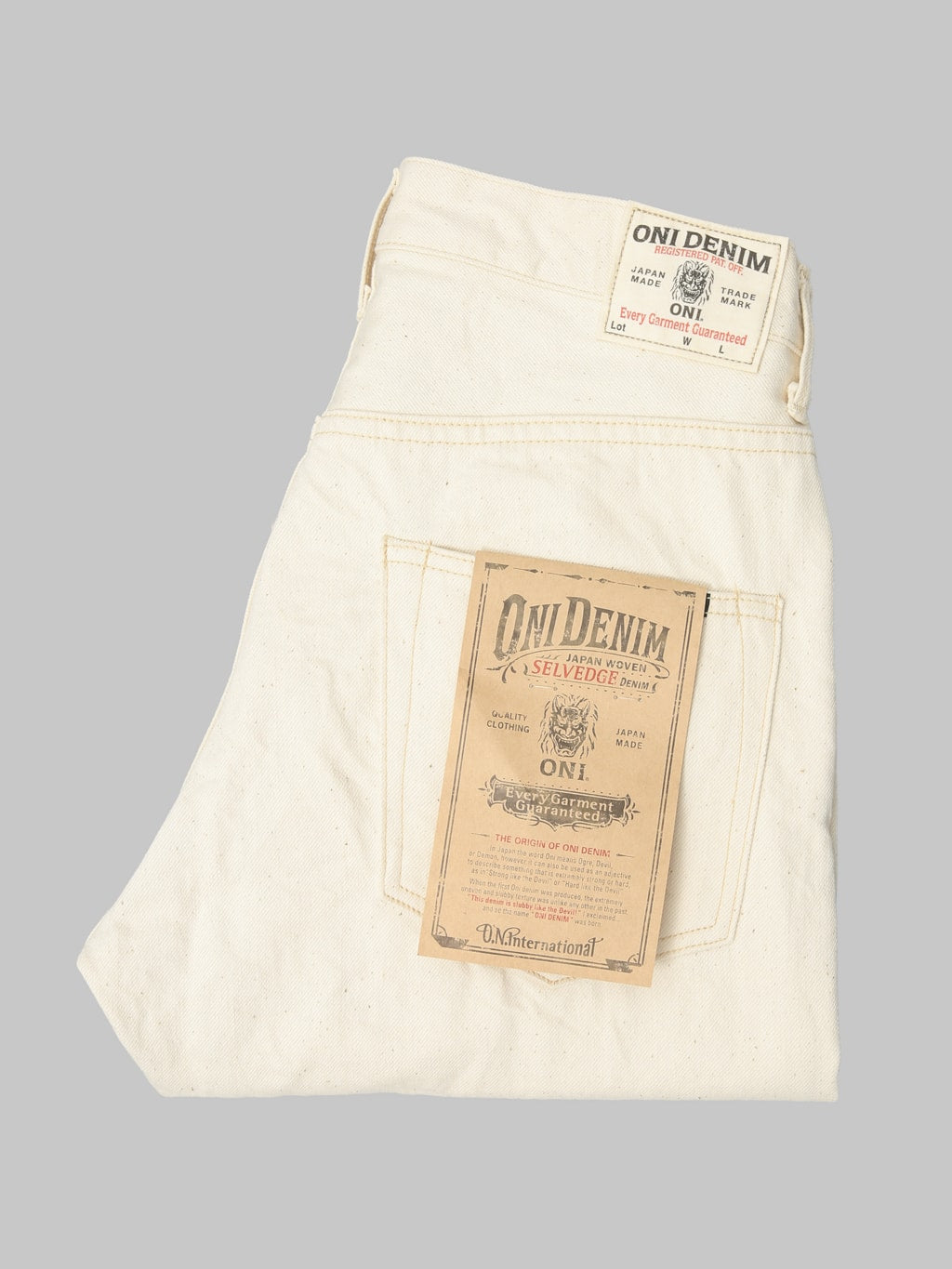 ONI‼️ ONI Denim 271-ECRU 12.4oz Organic Regular Relaxed Jeans | Japan