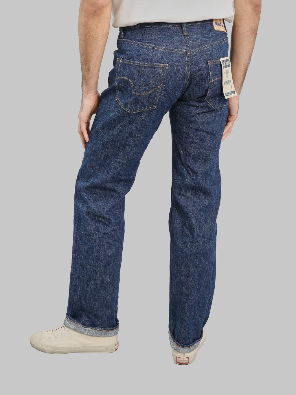 ONI 274 Awa Natural Indigo Regular Straight Jeans styled