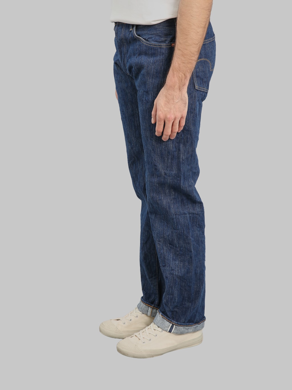 ONI 274 Awa Natural Indigo Regular Straight Jeans side