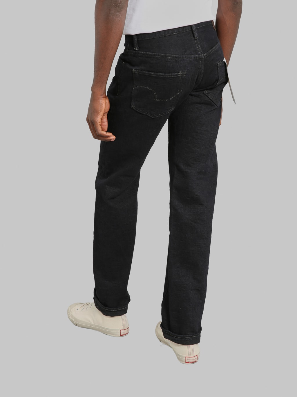 ONI Denim 277 "Bumpy Denim" 17oz Just Right Straight Jeans Kuro
