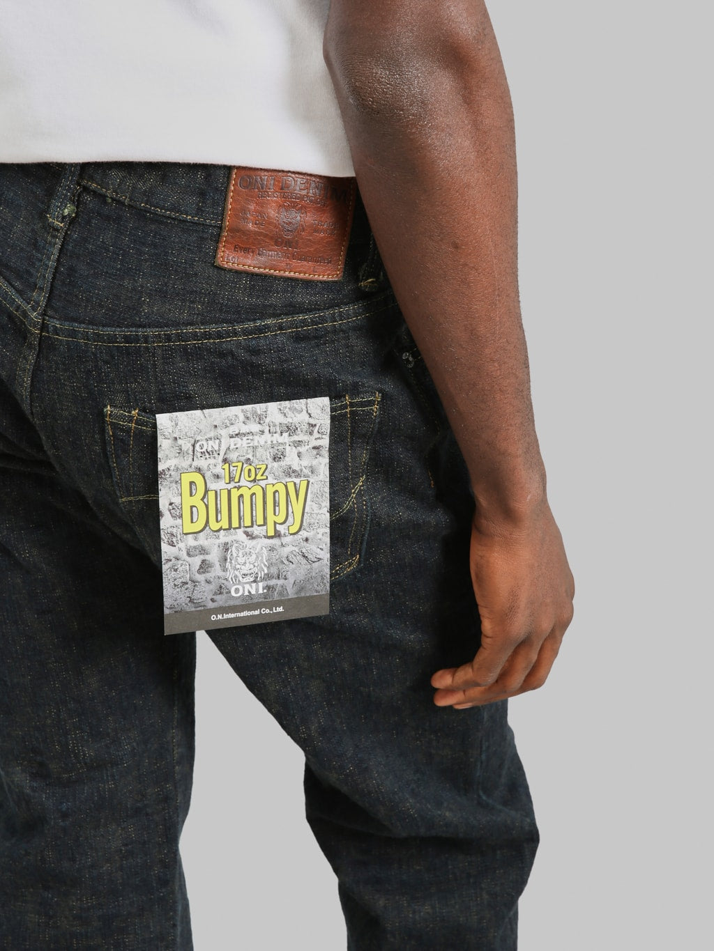 ONI Denim 277 "Bumpy Denim" 17oz Just Right Straight Jeans Kusaki