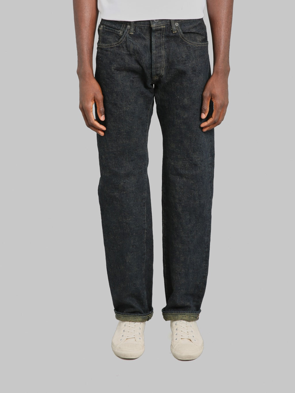 ONI Denim 277 "Bumpy Denim" 17oz Just Right Straight Jeans Kusaki