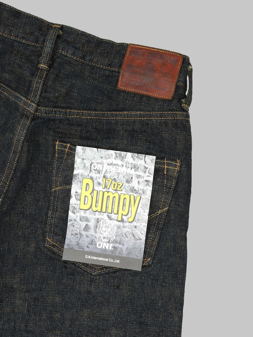 ONI Denim 277 "Bumpy Denim" 17oz Just Right Straight Jeans Oudo