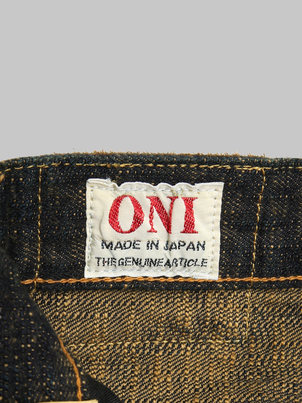 ONI Denim 277 "Bumpy Denim" 17oz Just Right Straight Jeans Oudo