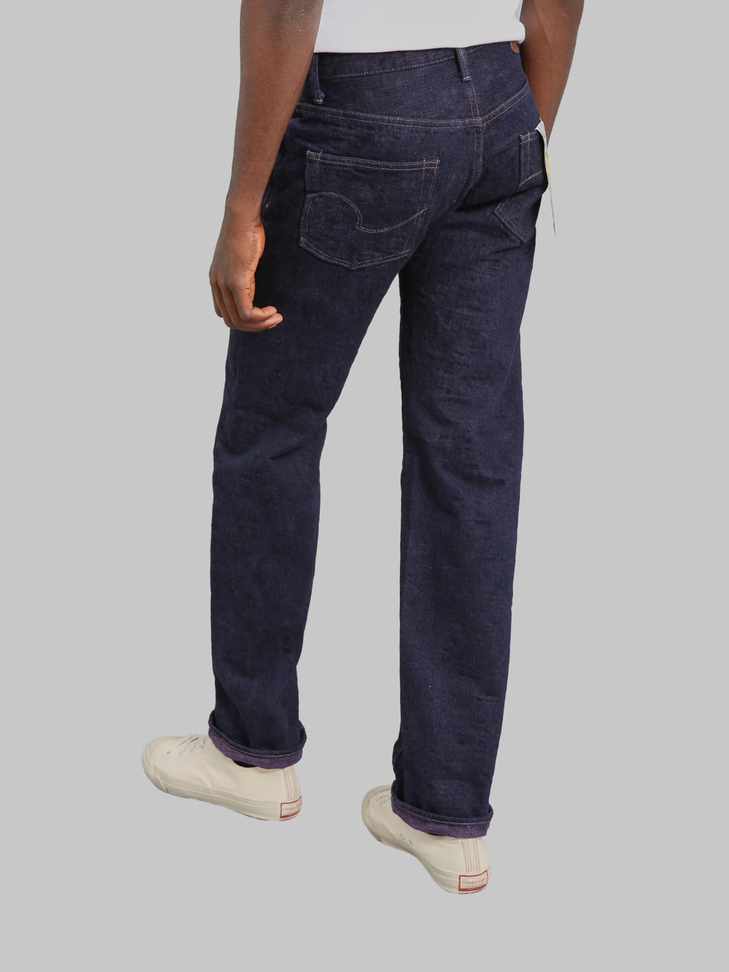 ONI Denim 277 "Bumpy Denim" 17oz Just Right Straight Jeans Murasaki