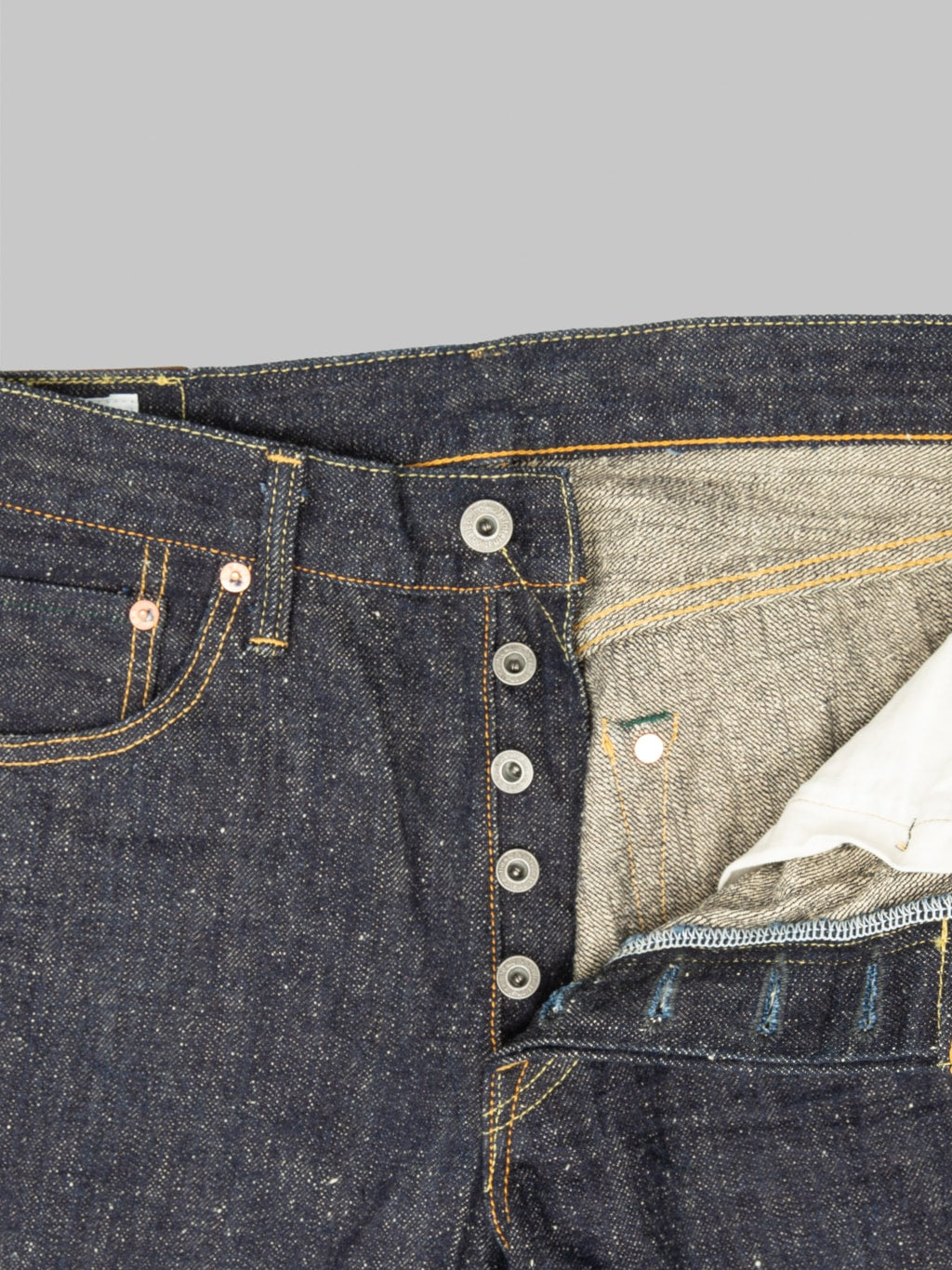 ONI Denim 288 NEP Regular Straight Jeans buttons