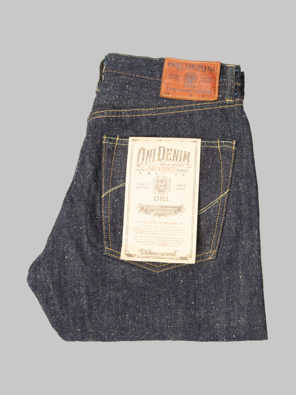 ONI Denim 288-NEP 13.7oz Nep Jeans | Regular Straight Fit Japan