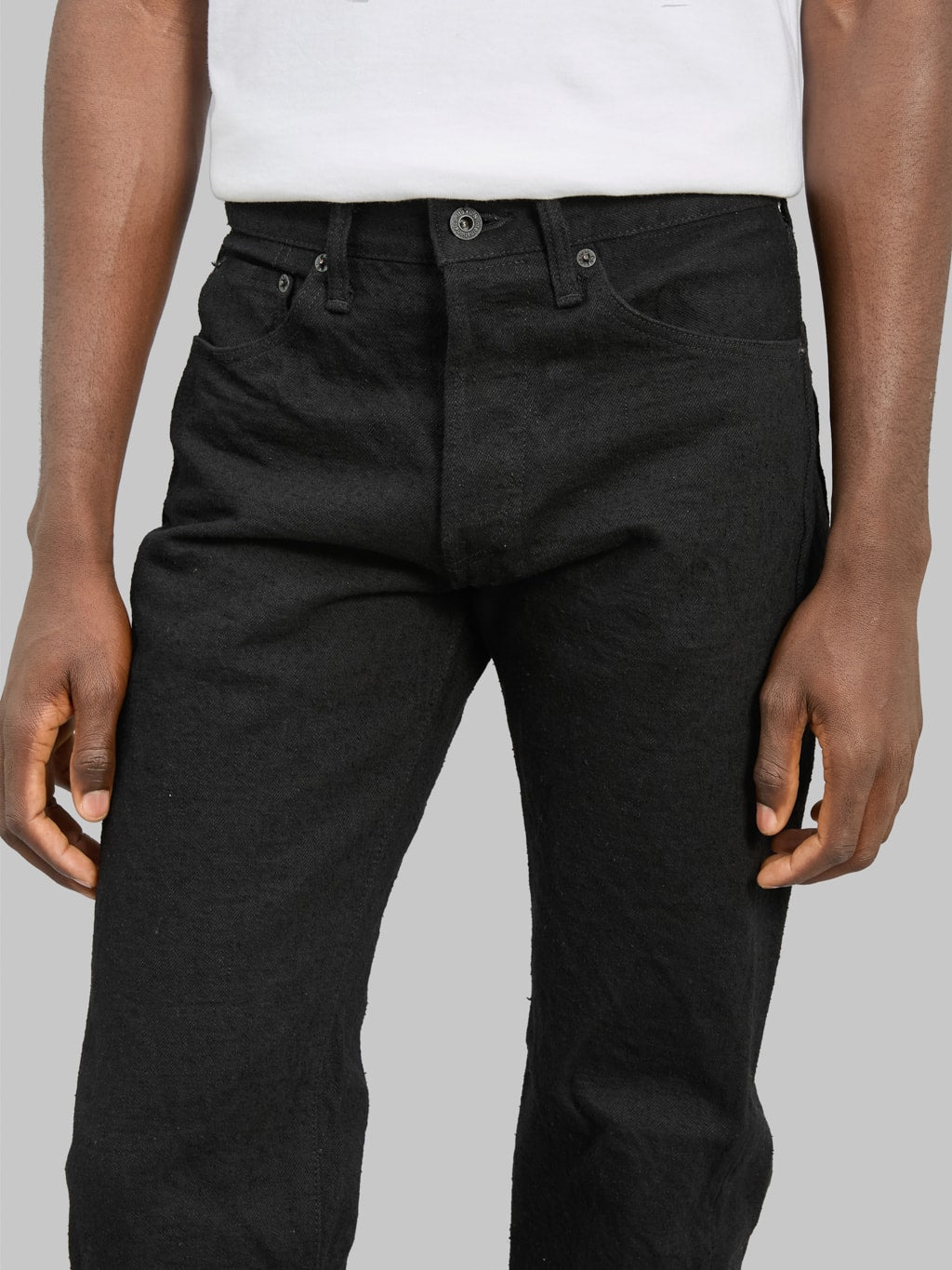 ONI Denim 288CCD BKBK 15oz Kabuki Regular Straight Jeans waist