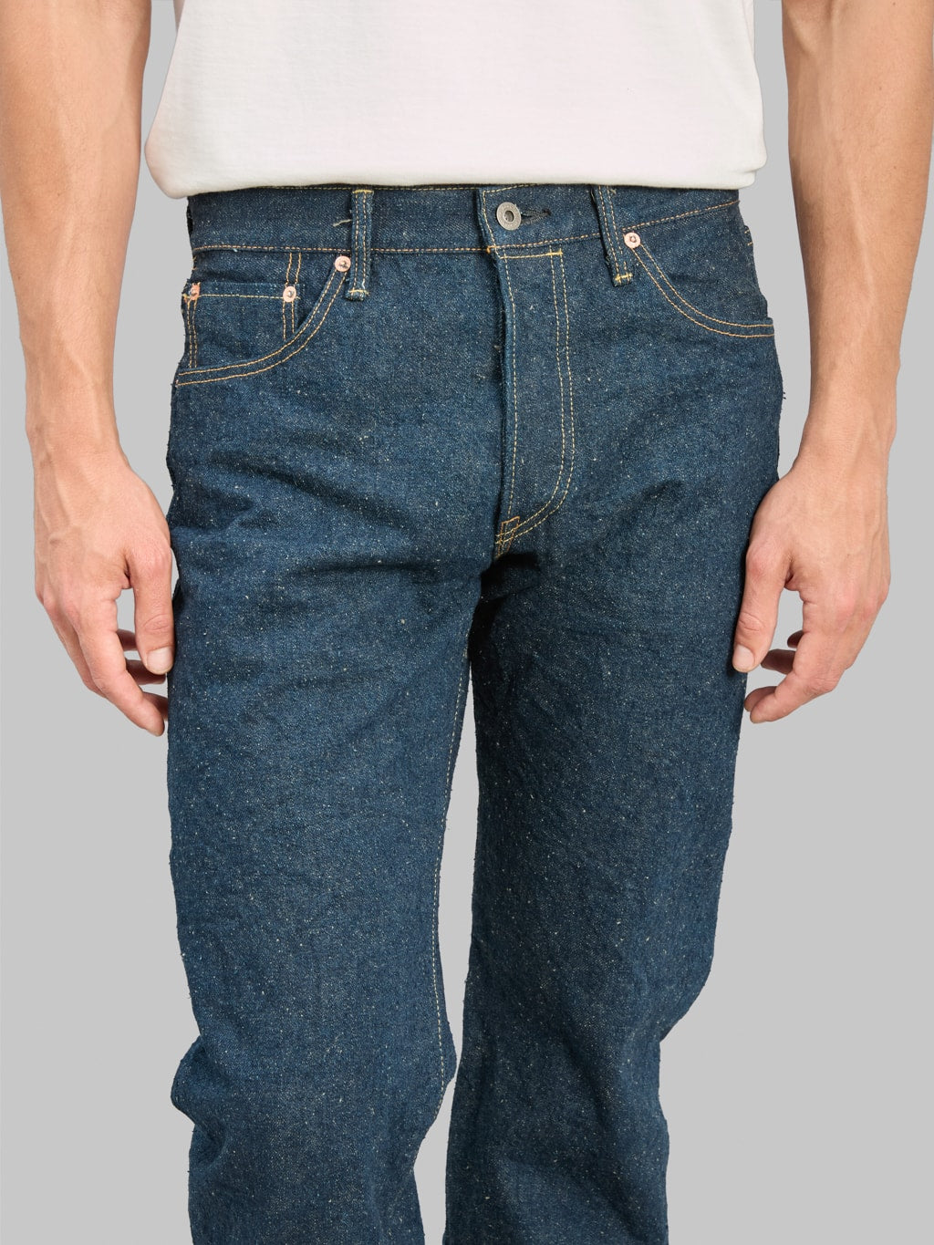 ONI Denim 288CCD GOLV 15oz Regular Straight Jeans waist