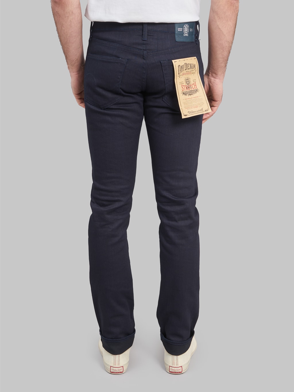 ONI Denim 526S-IDBK "High Power Stretch Denim" 11oz Semi Tight Straight Jeans