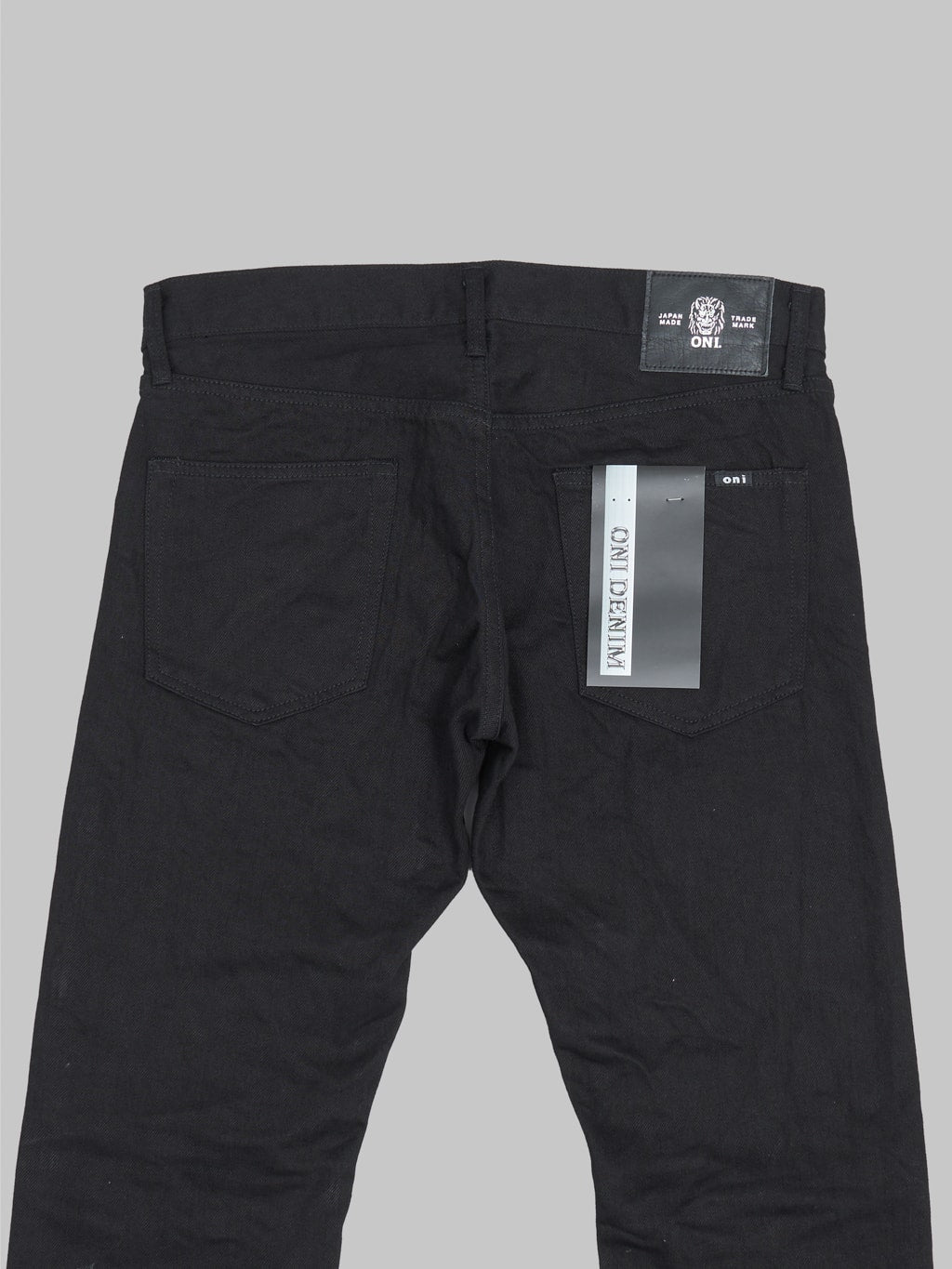 ONI Denim 566-13BK "Jet Black Denim" 13oz Semi-Tight Straight Jeans