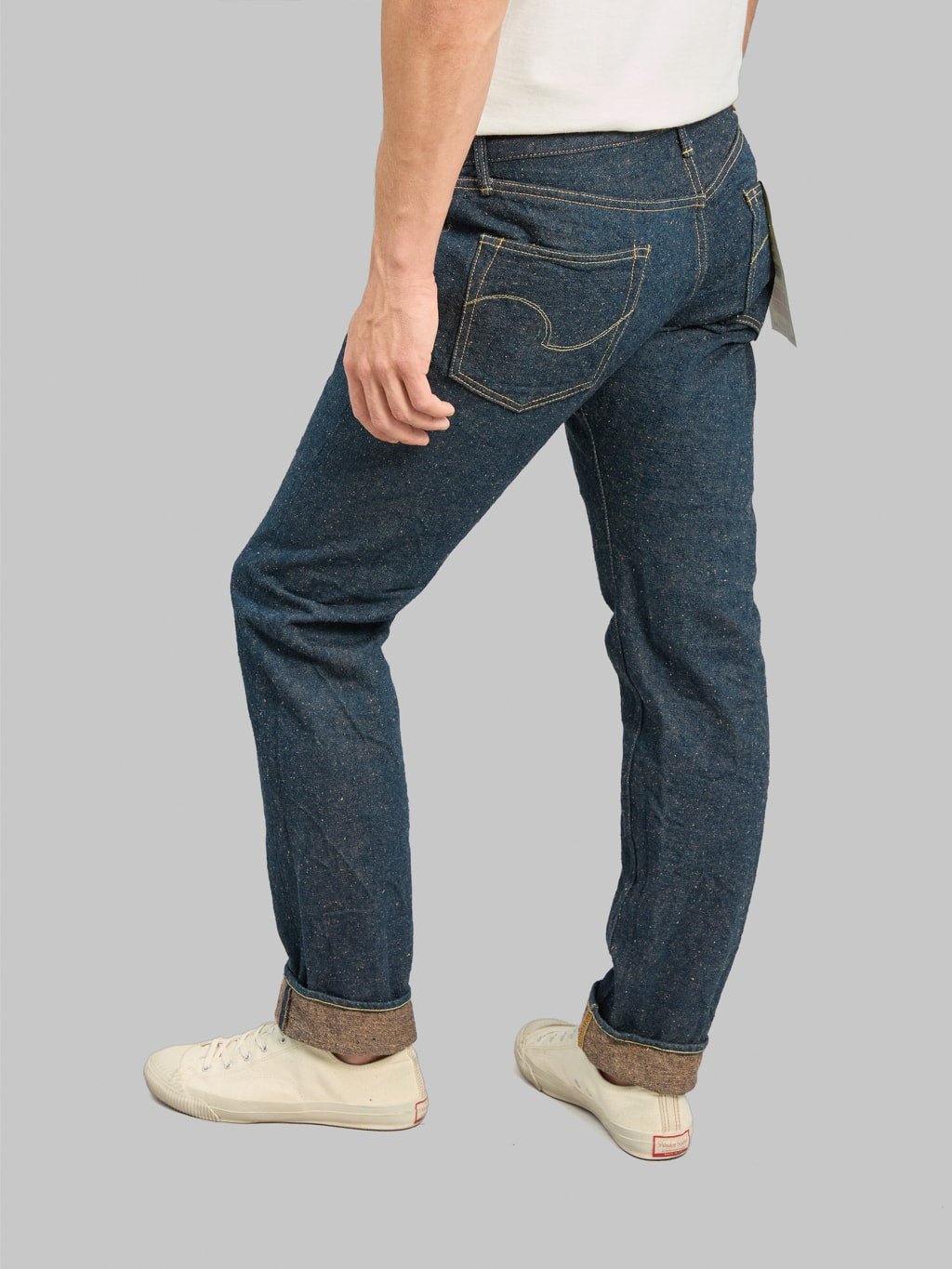 ONI Denim 622CCD-MOCA "Crushed Concrete Denim Moca Weft" 15oz Relaxed Tapered Jeans