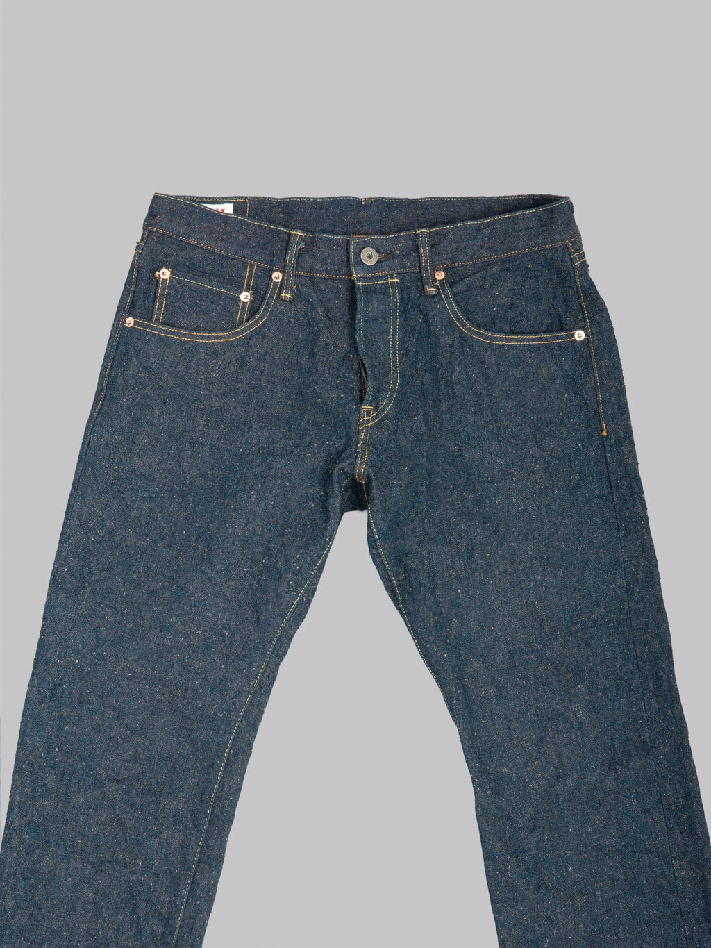 ONI Denim 622CCD-MOCA "Crushed Concrete Denim Moca Weft" 15oz Relaxed Tapered Jeans