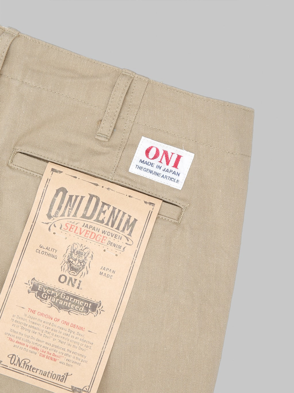 ONI 718-WP-KHB Westpoint Chino Khaki Beige