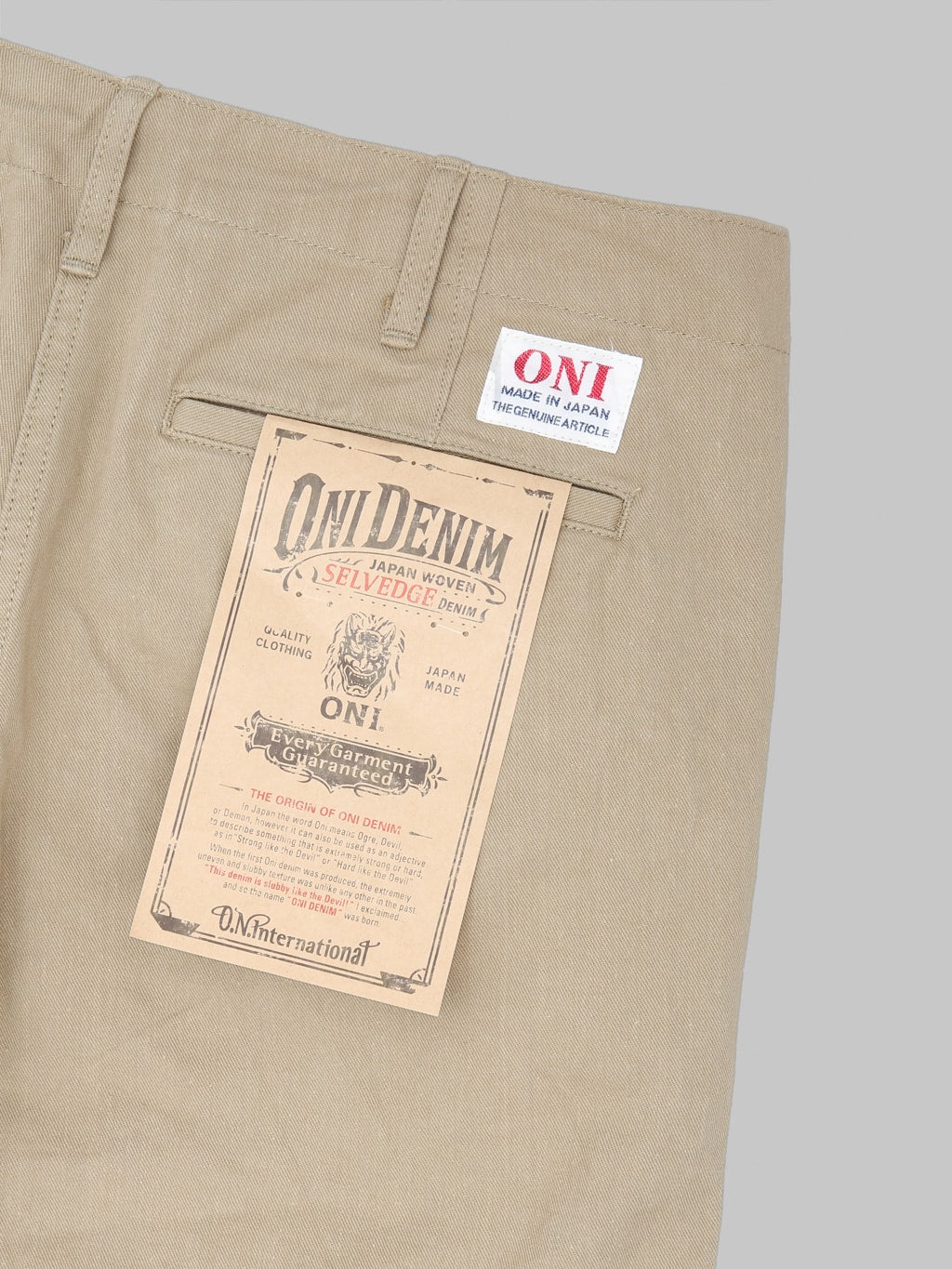 ONI 718-WP-KHB Westpoint Chino Khaki Beige