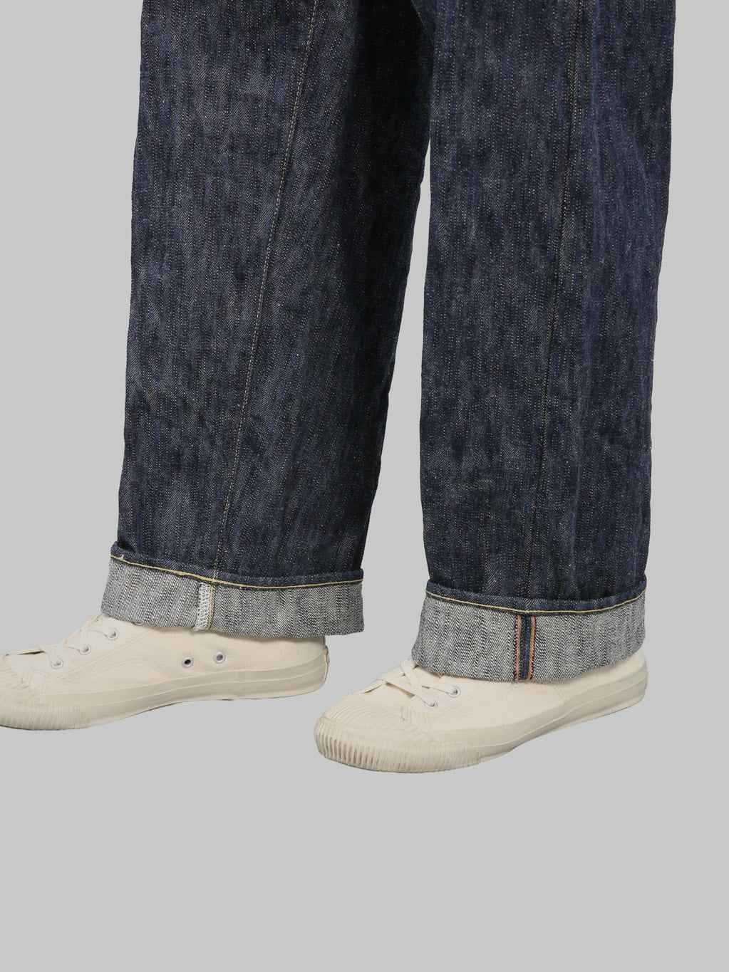ONI 822 Kase 16oz Natural Indigo Super Wide Tapered Jeans selvedge id