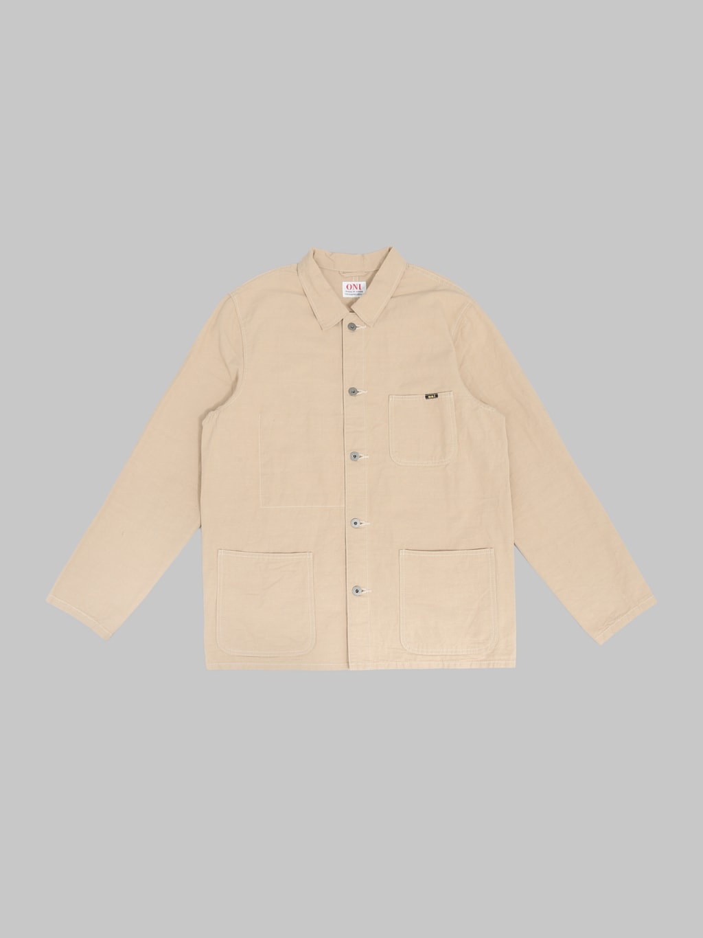 ONI Denim 03500-8CBE 8oz Chambray Beige Coverall