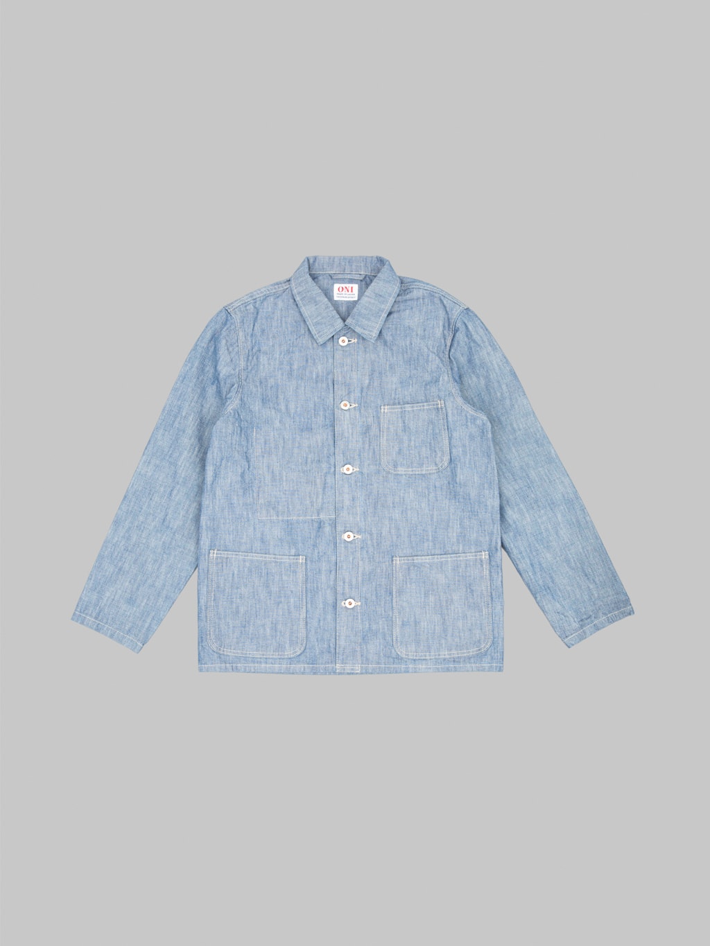 ONI Denim 03501 SHVCH 13oz Super Heavy Chambray Coverall front
