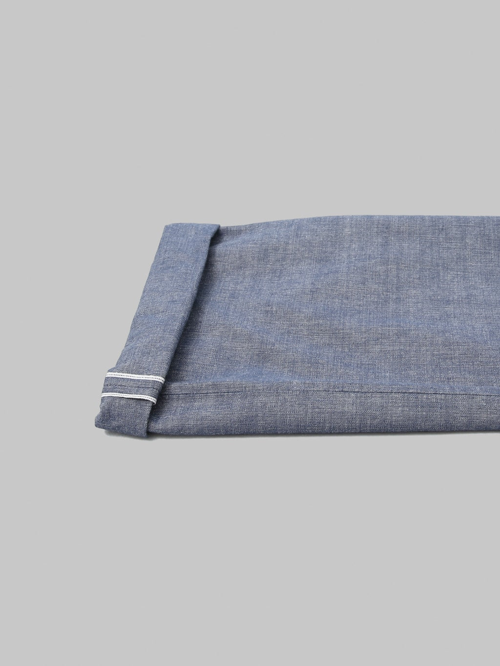 ONI Denim 200 HCSV Selvedge Chambray 8oz Wide Straight Jeans weft