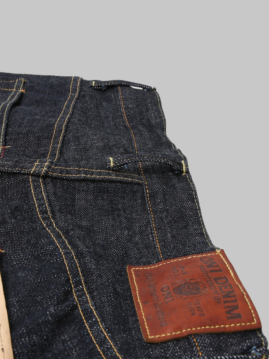 ONI Denim 222-LS13.5 13.5oz Long Slub Denim Super Wide Straight Jeans